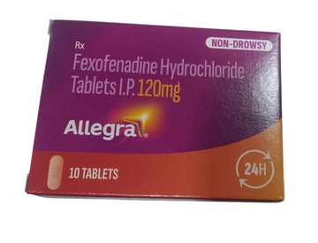 Sanofi Allegra 120mg – Fexofenadine Hydrochloride Tablets